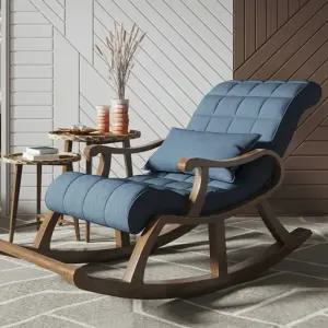 원목 고급 나무 락킹체어 엔틱 의자 안락 1인용 수유