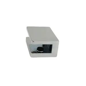 사각 유리브라켓 대형 두께 12mm욕실선반고정 화장실선반고정 고정브라켓