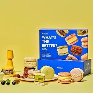 널담 뚱카롱 고식이섬유 마카롱 8구 사랑세트 한박스