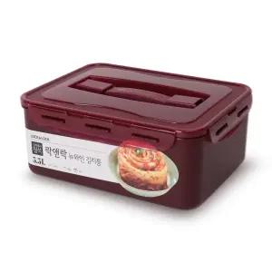 락앤락 뉴와인 김치통 5.5L HPL836WN 김치냉장고 보관통 핸디형 손잡이 김장통