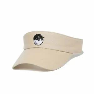[말본골프]썬캡 LQS M3341PVS10BEI 남성 버킷 로고 바이저 BEIGE