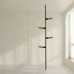 심플 일자형 옷정리 벽행거 3단스탠드 헹거 정리대 3단 걸이