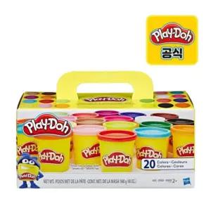 해즈브로 플레이도우 20팩 칼라도우 클레이 점토 85g 20개입