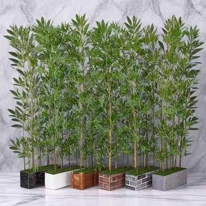 인조 대나무 화장실 상업용 인테리어 테라스 가게 20개 1 2m 받침대 대나무 입구