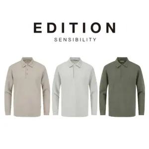 [롯데백화점]에디션 25 FW 남자티셔츠 사카리바 카라 긴팔 티셔츠 3종 1택 NEF4TT1501 DR4488