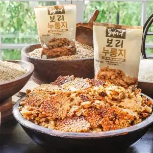 김선애 오병이어 뚱딴지 보리 누룽지 15봉(50회분) 국산 누룽지탕 과자 간식