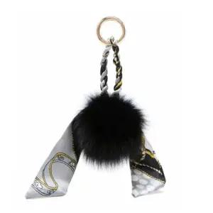 태슬 폭스폼폼 스카프키링 백참 폭스퍼 AC018 (8COR)