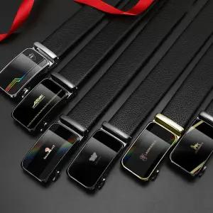 [지와이] 28~44인치 빅사이즈 소가죽 정장 벨트 합금 버클 갈라짐방지 남자 남성 밸트 허리띠