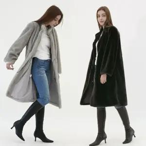 29FAUX FUR 차이나카라롱 밍크코트