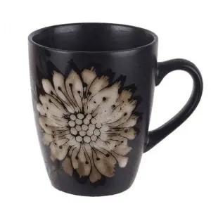 [골드스마일]머그컵 커피잔 머그 음료컵 물 꽃무늬 손잡이 도자기 예쁜컵