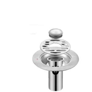 강력 스테인레스 배수관 트렌치 12CM 하수구트랩 덮개 세탁기 거름망 자가 밀폐 이중