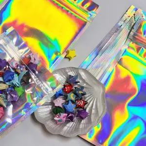 C 홀로그램 지퍼백 12x18cm