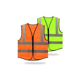 (빠른배송) 야광 교통안전 빛반사 야광조끼 안전조끼 작업 현장 공사장 순찰 반사조끼 새벽 야간