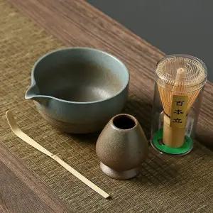 다도 입문 말차차선 입으로 차선 말차 다도세트 도자기 A. 금박 차완세트 말