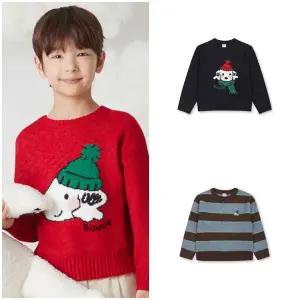 [대구백화점] [탑텐키즈]공용) 아홉시바니 홀리데이 풀오버 (MKG1ER3802)