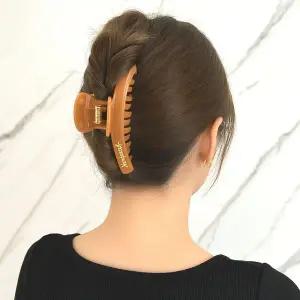 [골드스마일]빅사이즈 14cm 집게핀 긴머리 숱많은 여성 올림머리 헤어집게핀