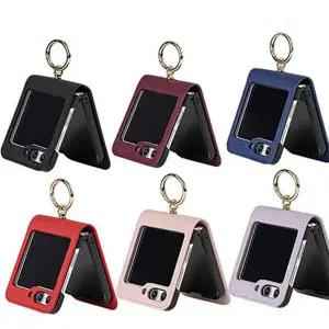 갤럭시z플립5 다이어리 케이스 가죽 스트랩 스마트폰 갤럭시z플립5 케이스 수납 카드 보호