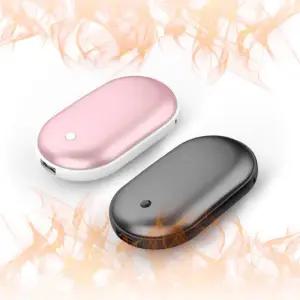 겨울 필수템 블랙&핑크 손난로 고속충전 보조배터리