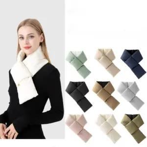 남여공용 경량 패딩 목도리 방한 기모 안감 헤드홀 머플러