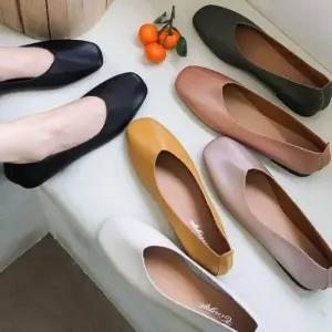 [아우트]/ 글리터 플랫슈즈 C101 5컬러