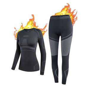 여성용 누임 보온 속옷 베이스 레이어 추운 날씨용 내복