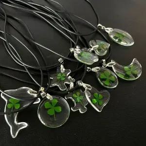 [하프클럽/]키링 행운고리 베스트 투명 부자재 네잎클로버