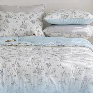 고품질 소녀 콜라켄 모달 블루 S 160 x 210 차렵 이불 풀세트 오크나...