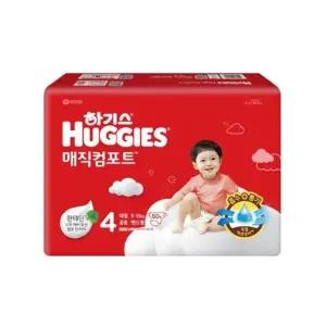 [하기스] 하기스 New 매직컴포트 밴드형 기저귀 4단계 남여공용 대형 60P