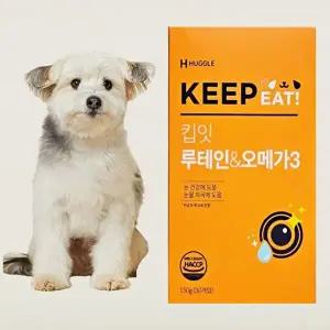 허글 루테인 오메가3 강아지 눈 눈물영양제 눈물자국관리150g(5gX30개)