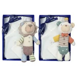 [갤러리아] (쌍둥이출산세트,태교세트)토곰이모달배냇저고리두벌+사자,곰딸랑이세트(A1A-1010SET)
