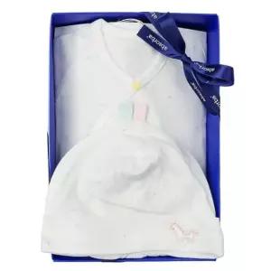 [갤러리아] (압소바출산,태교,배냇저고리세트)첼시배냇슈트+신생모2종세트(A1A-10113SET)