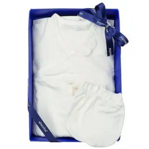 [갤러리아] (압소바출산,태교,신생아용품세트)베어디모달배냇슈트+손싸개2종세트(A2C-10106SET)