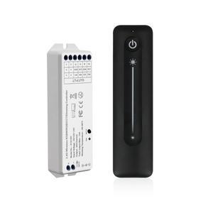 LED 디머 PWM 무선 DIM 터치 리모컨 DC 12V 24V 6A 디밍 스위치 단일 색상 스트립 조명 밝기 조절