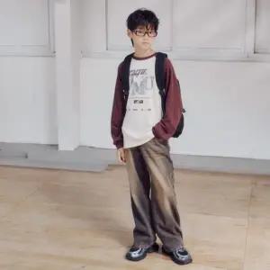 [갤러리아] [TMIU] 티미유 주니어 본딩 와이드 밴딩 데님팬츠 TUDP254M06U