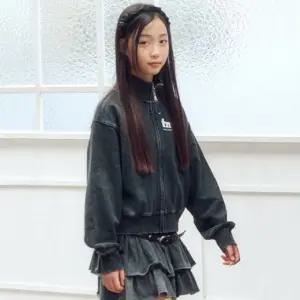 [갤러리아] [TMIU] 티미유 주니어 하프넥 피그먼트 집업 TUSM254M01G