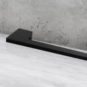 선반형 욕실수건걸이 블랙 화장실 수건걸이 욕실용품 IBA5001