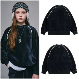 [갤러리아] [블루테일] AZI4TS03NV 파이핑 골지 레글런 맨투맨