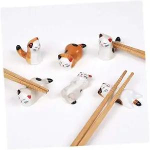 [골드스마일]젓가락받침대 고양이 수저 젓가락 받침 6개 세트