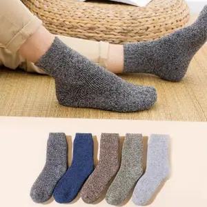 두꺼운 남자 겨울 양말 방한 남성 겨울 양말 기모 중목