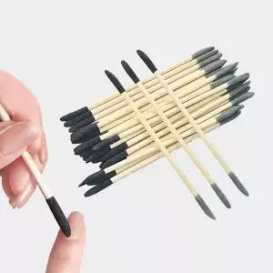 [하프클럽/]네일아트 일회용 양면형 우드스틱 샌딩 파일 50개입