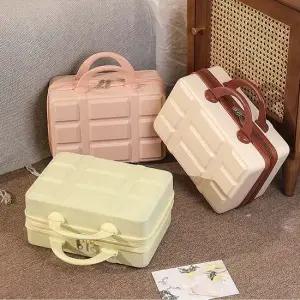 초콜렛 스퀘어 출장가방 미니 화장품 캐리어백 여행용