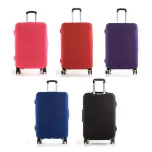 여행 출장 캐리어 보호 위한 스판 무지 캐리어커버 M