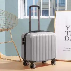 18형 실버 기내용 캐리어 미니 여행 캐리어