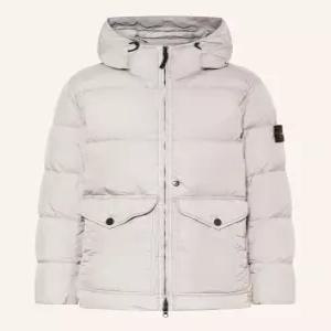 스톤 아일랜드 40723 가먼트 다이드 와펜 패치 크링클랩스 후드 다운 자켓 그