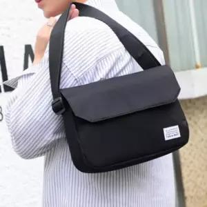 [룽스]크로스 심플 가방 학생 블랙 데일리