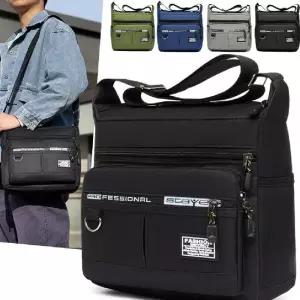 [룽스]보조가방 여행용 크로스백 남자 캔버스백