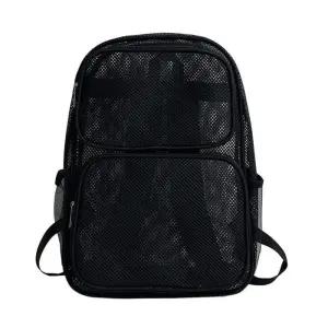[룽스]스포츠 메쉬가방 백팩(블랙)초경량