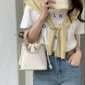 [룽스]디자인 포인드 복조리 캔버스 가방