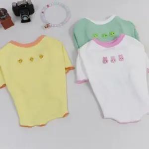 고품질 강아지외출복 실내복 산책옷 강아지내복 라운드티 2XL (WFFUNV4)