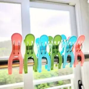 빨래집게 6P 1세트 이불집게 양말집게 다용도집게 대형집게 이불빨래집게 양말빨래집게